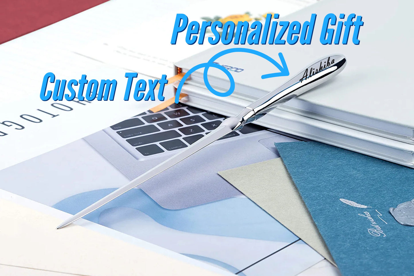 Personalized Letter Opener | Custom Engraved Letter Envelope Opener | Custom Letter Envelope Slitter | Office Gift | Retirement Gift For Him
