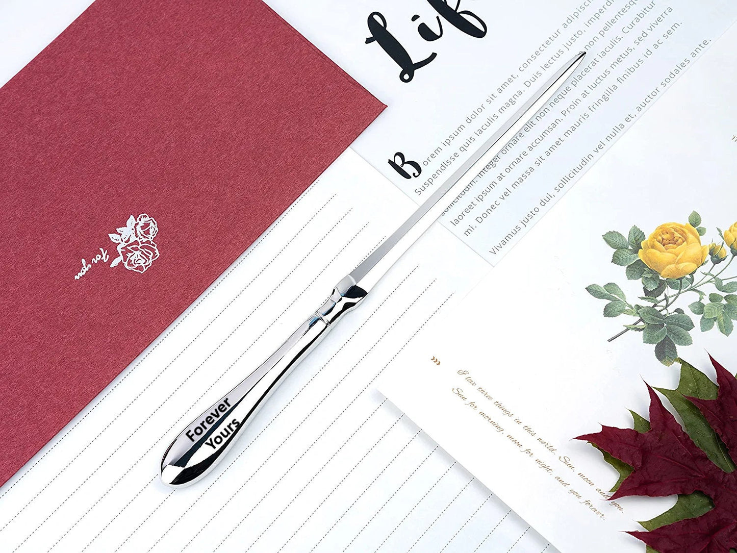 Personalized Letter Opener | Custom Engraved Letter Envelope Opener | Custom Letter Envelope Slitter | Office Gift | Retirement Gift For Him
