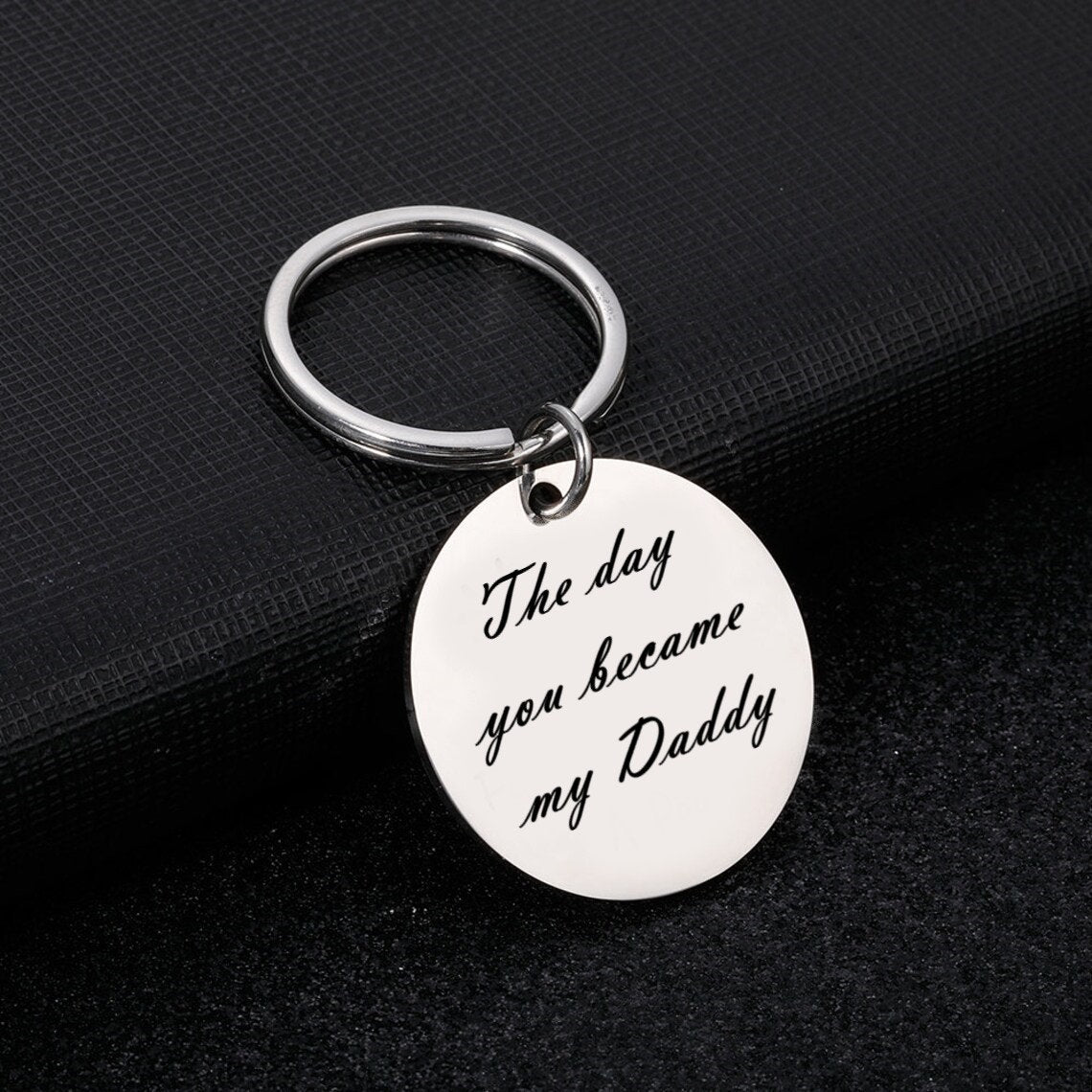 Personalized Keychain With Your Own Custom Engraved Picture, Unique Personalized Keyring Gift Engraved With Real Picture, Photo Keyring Gift