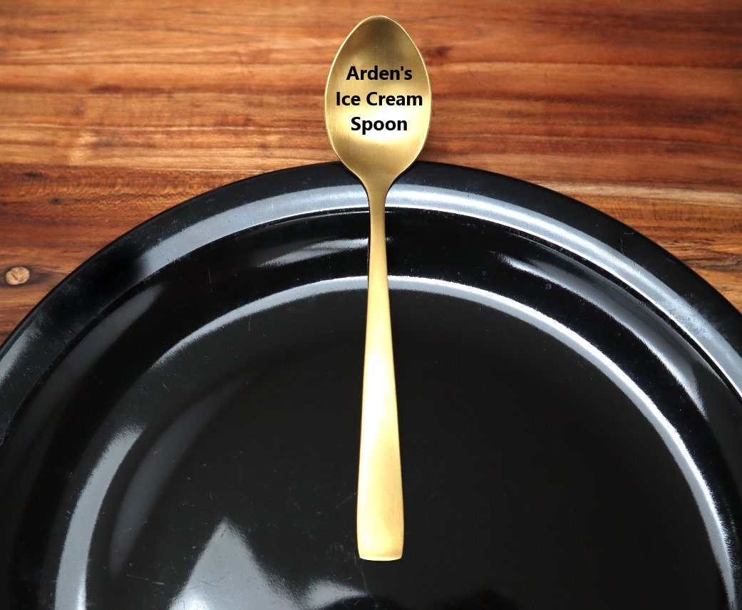 Personalized Spoon Silverware Engraved With Your Custom Message For Valentine and Birthday Gift | Engraved Gift Spoons For All Occassions