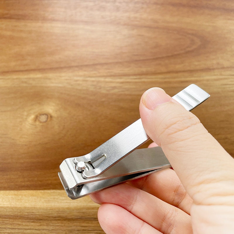 Custom Engraved Nail Clippers, Personalized Stainless Steel Nail Cutter for Grooming, Customizable Nail Clipper, Unique Gift for Men & Women