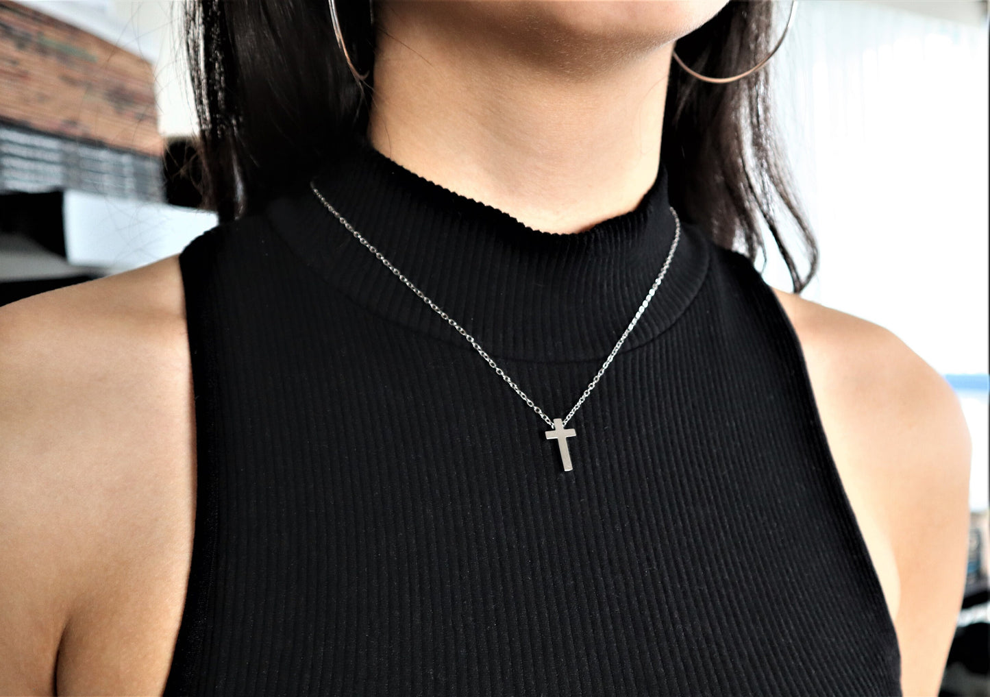 Custom Engraved Cross Necklace For Christening And Confirmation Gift For Girls And Boys, Personalized Cross For Baptism And Communion Gift