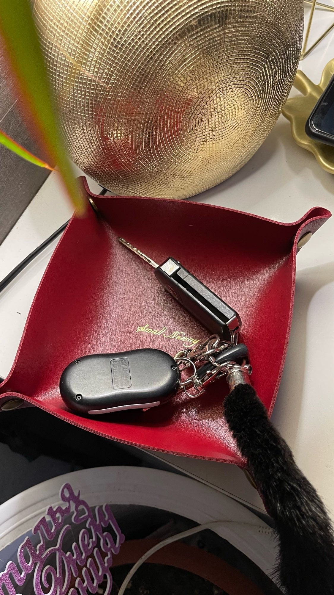 Personalized Valet Catch All Key Tray For Every Day Essentials, Custom Valet Tray And Jewelry Organizer, Valet Tray For Keys And Essentials