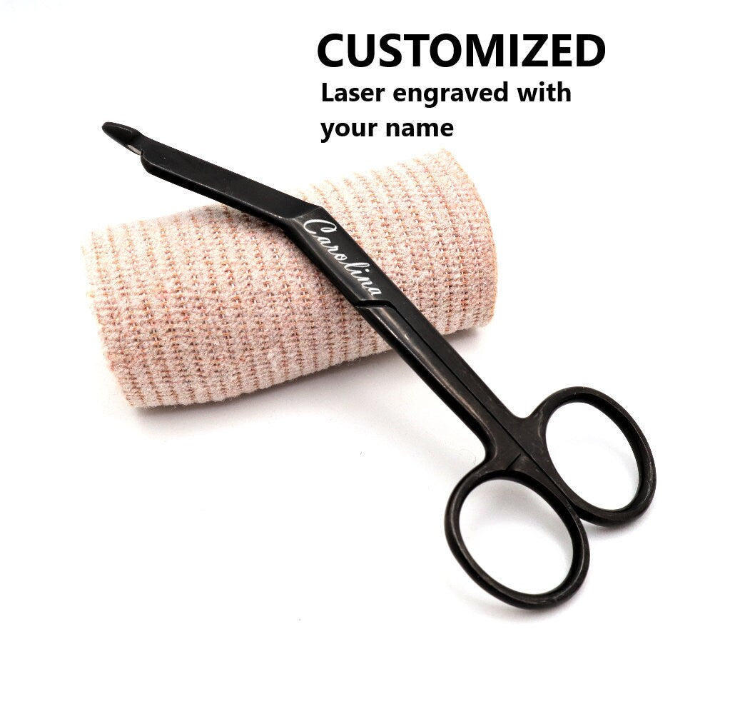 Small Personalized Bandage Nurse Scissors for Nurses, Vet Tech And Nursing Students, Custom Nurse Appreciation Vet Tech & Veterinary Gift