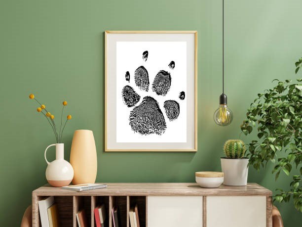 Custom Digital Pet Paw Print Rendering, Custom Paw Print Editing, Personalized Memorial Rendering For Your Beloved Pet Loss And Pet Keepsake