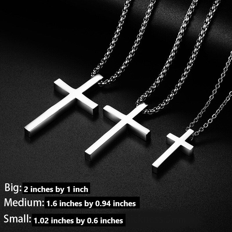 Custom Engraved Cross Necklace For Christening And Confirmation Gift For Girls And Boys, Personalized Cross For Baptism And Communion Gift