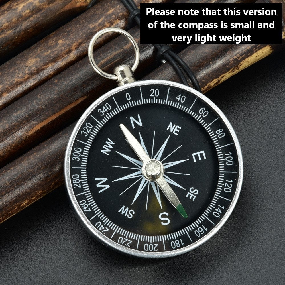 Personalized Compass With Engraved Name | Custom Pocket Compass Gift For Communion, Graduation, Anniversary, Hiking Gifts, Baptism Compass