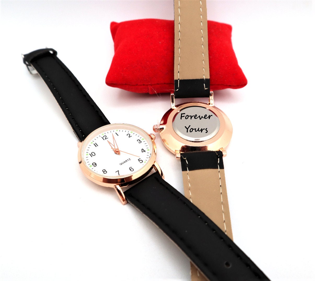 Custom Engraved Watches For Women With Personalized Dial - Unique Gift for Her, Birthday, Anniversary, Wedding, Graduation, Mother's Day Mom