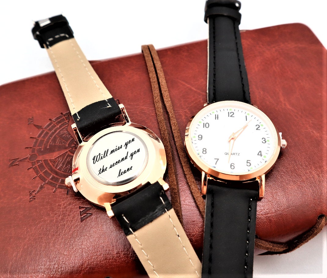 Custom Engraved Watches For Women With Personalized Dial - Unique Gift for Her, Birthday, Anniversary, Wedding, Graduation, Mother's Day Mom