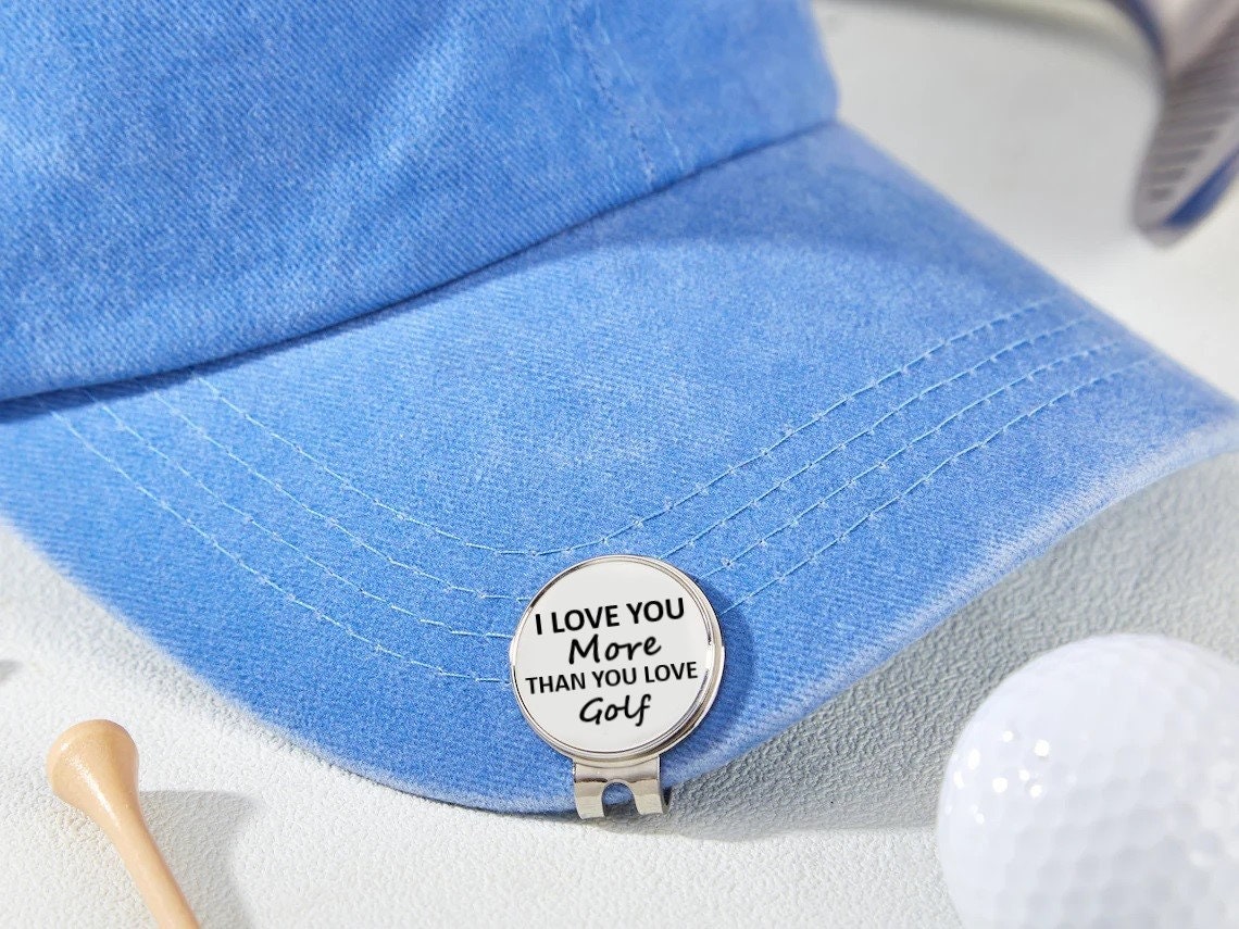 Personalized Golf Ball Marker, Golf Gifts For Men, Gifts For Golfers, Engraved Golf Ball Markers with Magnetic Hat Clip, Gift For Golf Dad