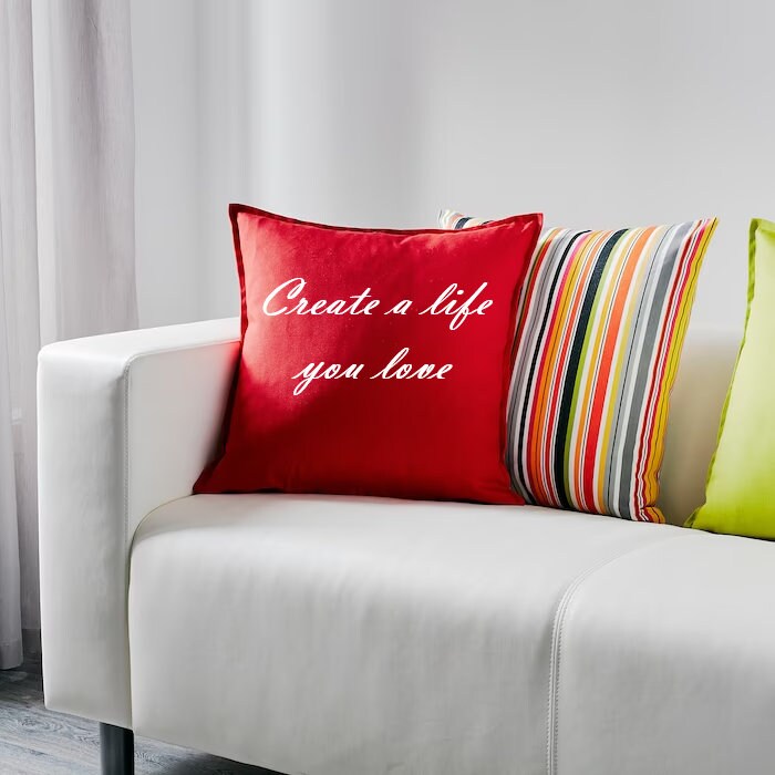 Personalized Cushion Cover, Custom Decorative Pillow Case, Printed Pillow Cover, Custom House Warming Gift, Personalized Throw Cushion Cover