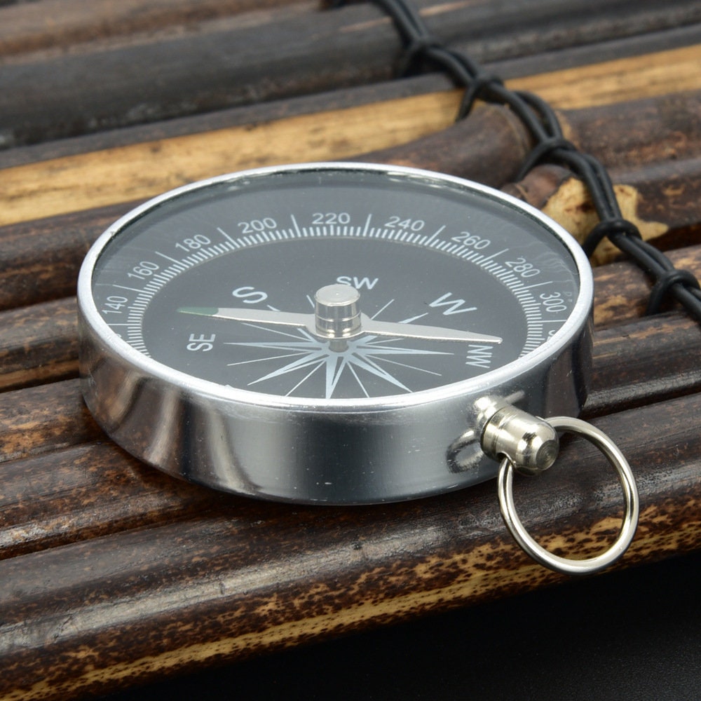 Personalized Compass With Engraved Name | Custom Pocket Compass Gift For Communion, Graduation, Anniversary, Hiking Gifts, Baptism Compass