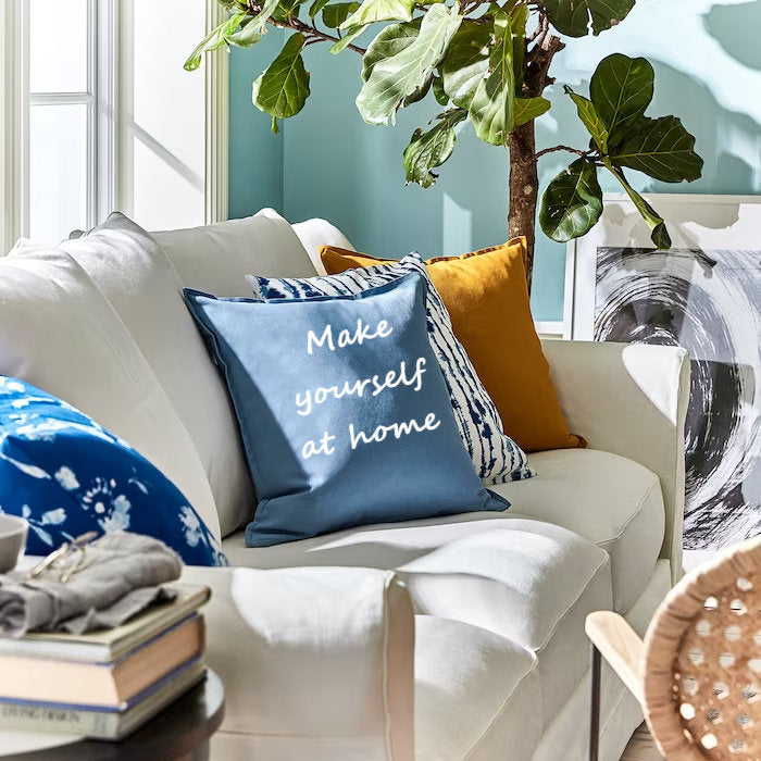 Personalized Cushion Cover, Custom Decorative Pillow Case, Printed Pillow Cover, Custom House Warming Gift, Personalized Throw Cushion Cover