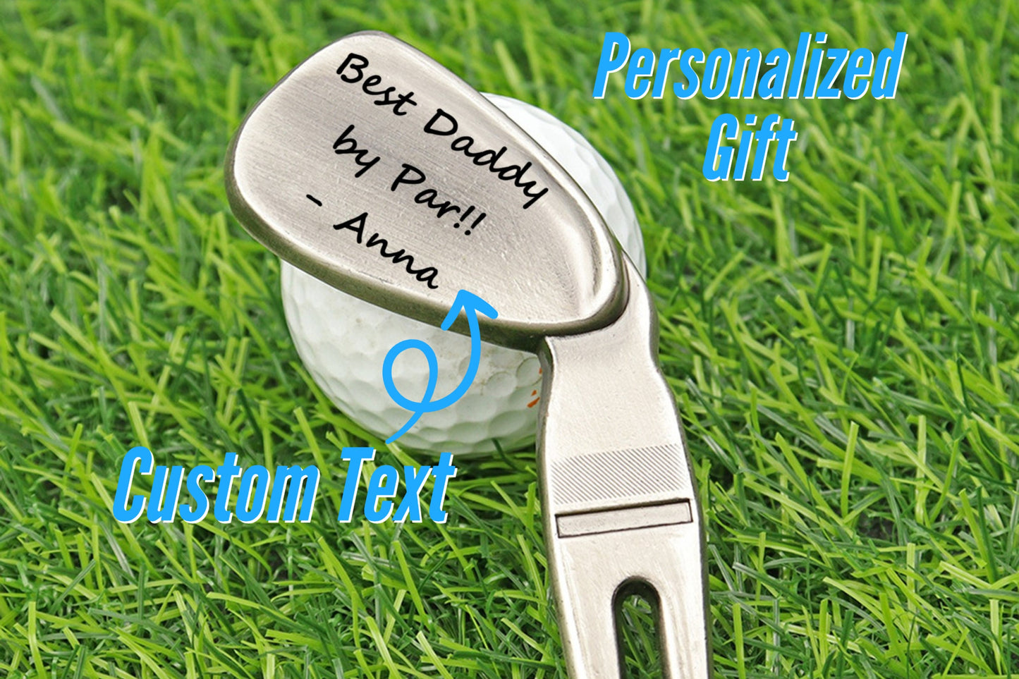 Personalized Golf Ball Marker, Golf Gifts For Men, Gifts For Golfers, Engraved Golf Ball Markers with Magnetic Hat Clip, Gift For Golf Dad
