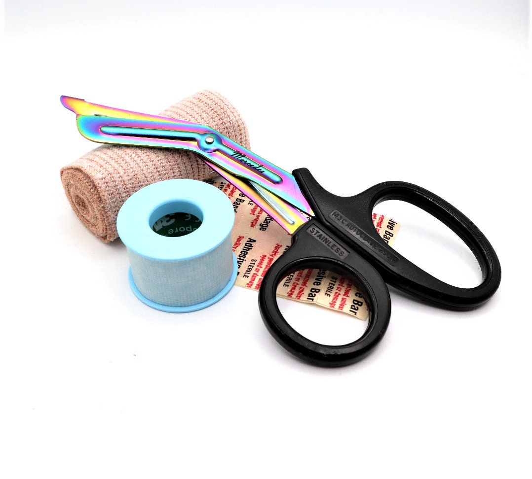Personalized Bandage Scissor EMT Trauma Shear With Coated Black Stainless Steel For Nurses, Vet Tech Gift Ideas, And Nurse Appreciation Gift