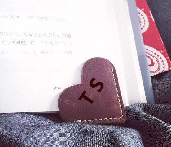 Personalized Leather Bookmark, Custom Engraved Bookmarks For Book Lovers And Bookworms, Hand Crafted Book Mark For Book Lover & Reading Gift