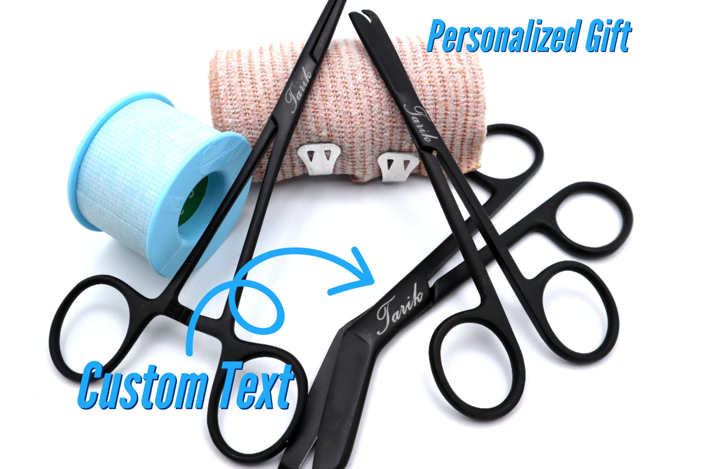 Personalized Gift For Nurses With Bandage Scissor, Hemostat, Suture Scissors | Nursing Students Graduation Gift, Veterinary Vet Tech Gifts