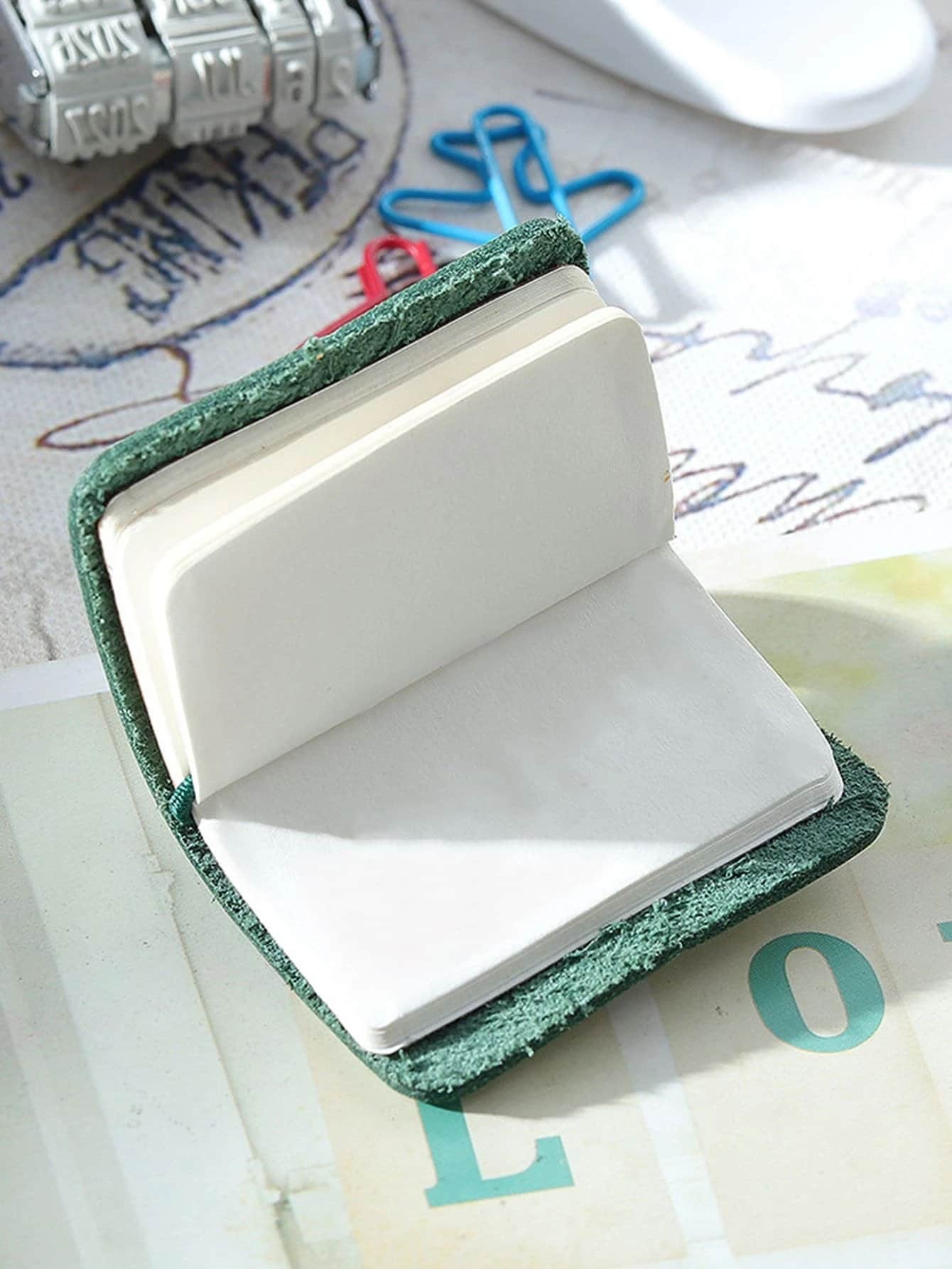 Personalized Vintage Mini Leather Notebook With Your Name, Custom Tiny Leather Journal, Engraved Notebook Journal For Kids And Daughter