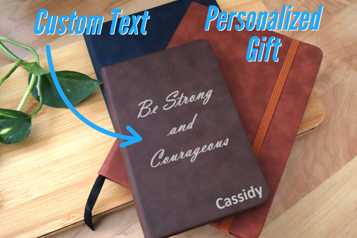 Personalized Vintage Mini Leather Notebook With Your Name, Custom Tiny Leather Journal, Engraved Notebook Journal For Kids And Daughter