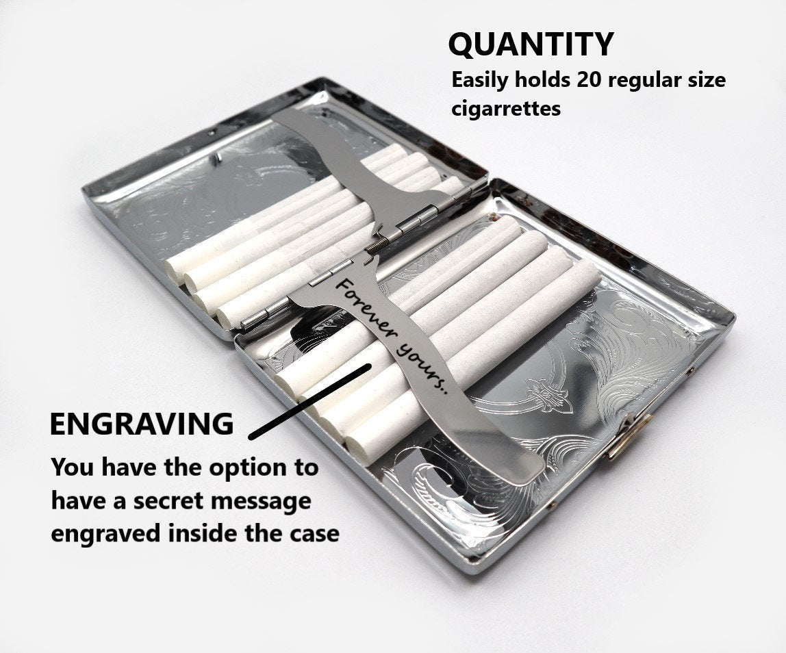 Personalized Cigarette Case | Cigarrette Holder Case | Cigarrette Case For Woman | Cigaretter Case | Gift For Him | Gift For Men And Dad