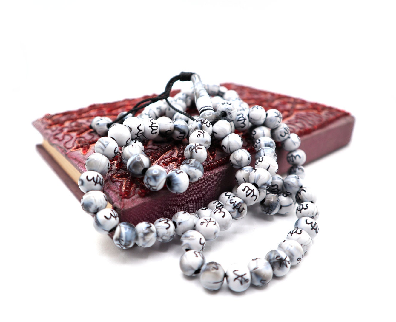 Tasbih Prayer Beads With Handcrafted 99 Zikr Beads For Counting Misbaha, Tasbeeh, Subha, Sibha, And To Give As Eid Gifts For Ramadan Ramzan