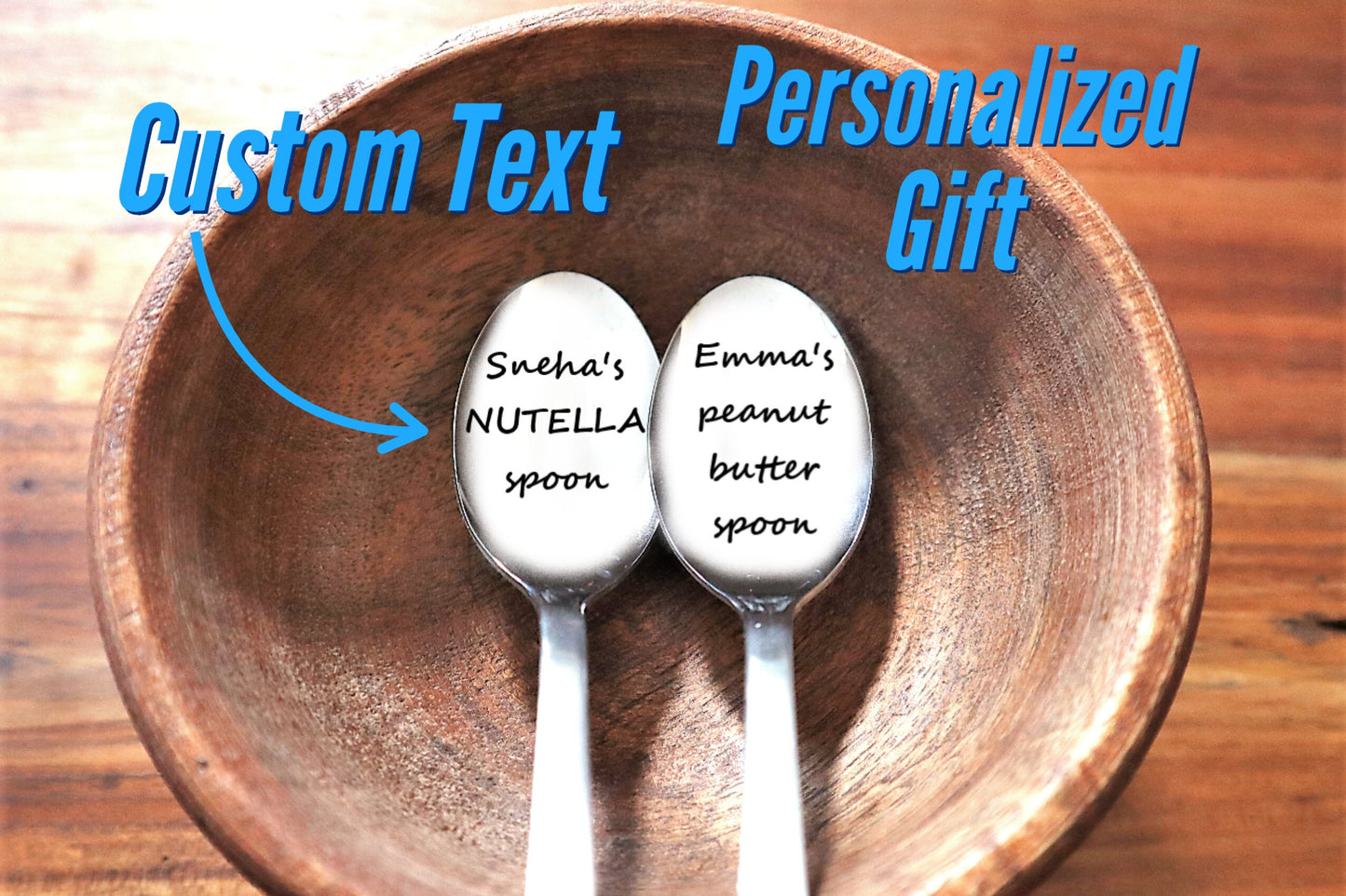 Personalized Lunch Cutlery Set For Kids To Take To School | Travel Lunch Utensil Set For Kids With Custom Engraved Spoon Fork And Chopsticks