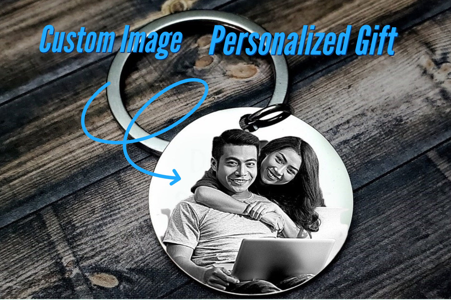 Personalized Spotify Keychain Music Gift, Spotify Keyring Custom Engraved For Music Lovers, Customized Spotify Music Playlist Keychain Gift