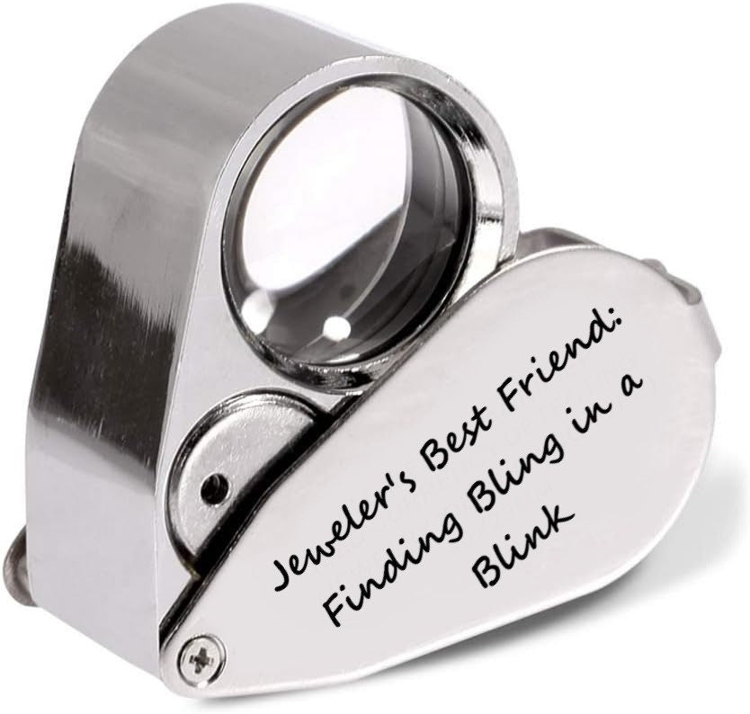 Personalized Jewelers Magnifying Loupe, Custom Watchmakers Loupe, Engraved Magnifying Glass Loupe For Hobbyist, Stamp Collector Magnifier