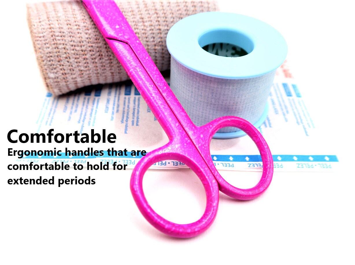 Personalized Pink Bandage Scissors Perfect for Gifts to Nurses And Veterinary | Vet Tech Graduation Gift  For Nurse Nursing and RN Students