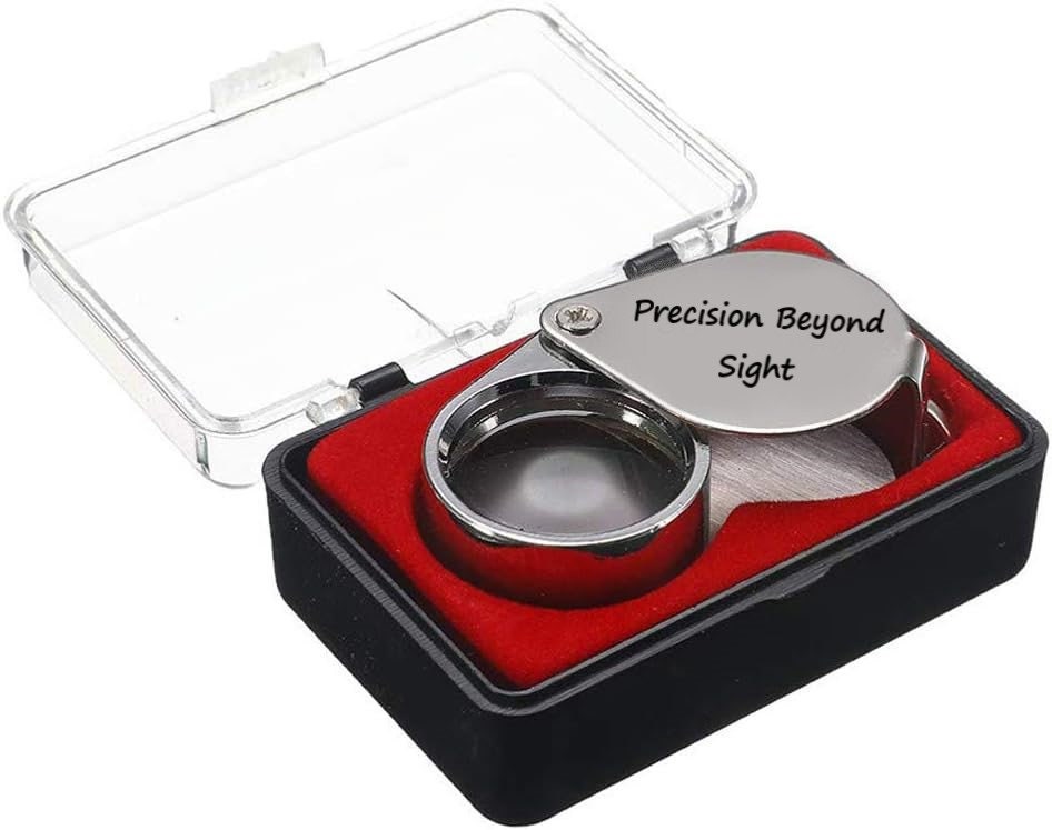 Personalized Jewelers Magnifying Loupe, Custom Watchmakers Loupe, Engraved Magnifying Glass Loupe For Hobbyist, Stamp Collector Magnifier