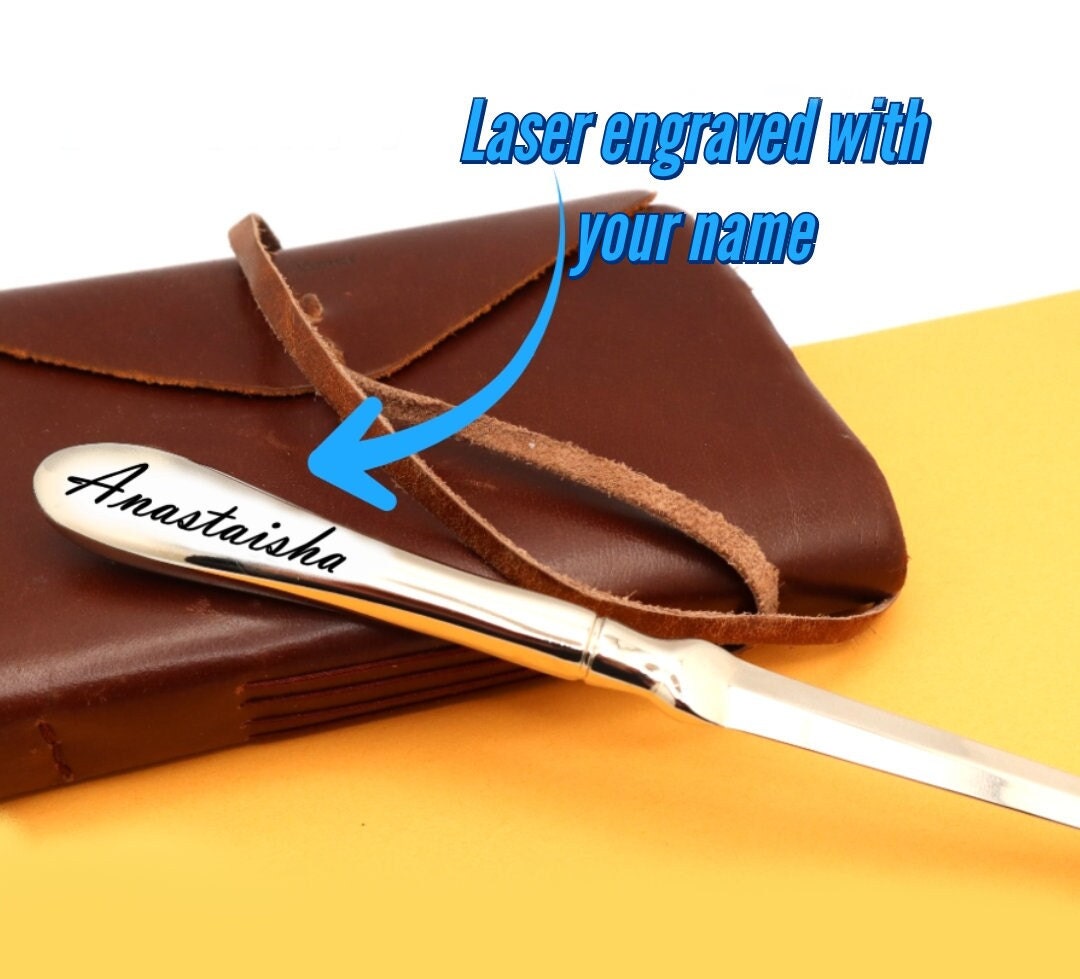 Personalized Letter Opener | Custom Engraved Letter Envelope Opener | Custom Letter Envelope Slitter | Office Gift | Retirement Gift For Him
