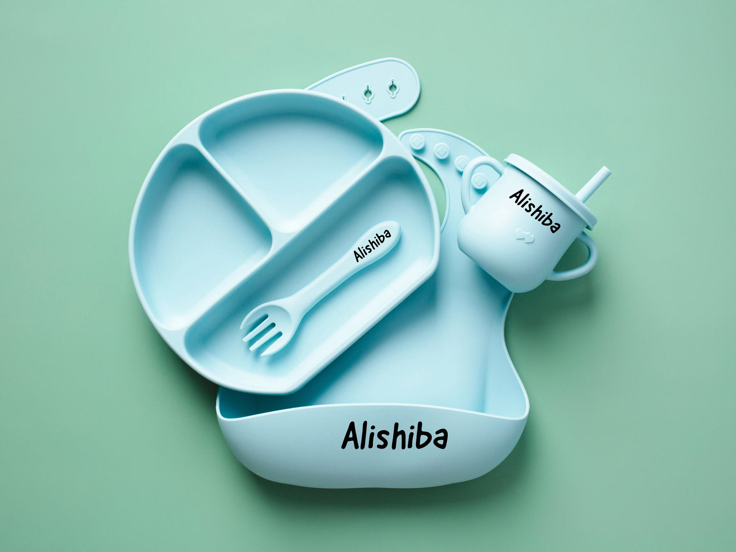 Custom Silicone Baby Bip With Baptism Personalized Message To Give To New Parents For Baby Shower | Baby Boy First Birthday Gift For New Mom