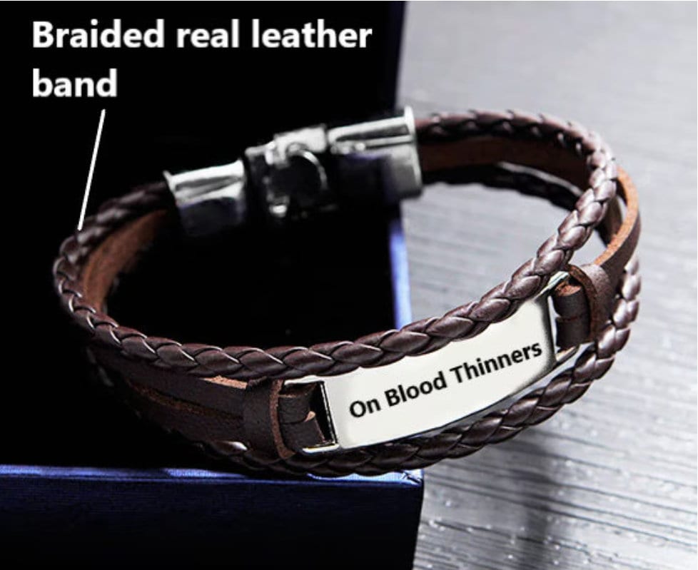 Custom Medical Alert Bracelet With A Silicone Band Personalized With Your In Case of Emergency Medical Information And Identification