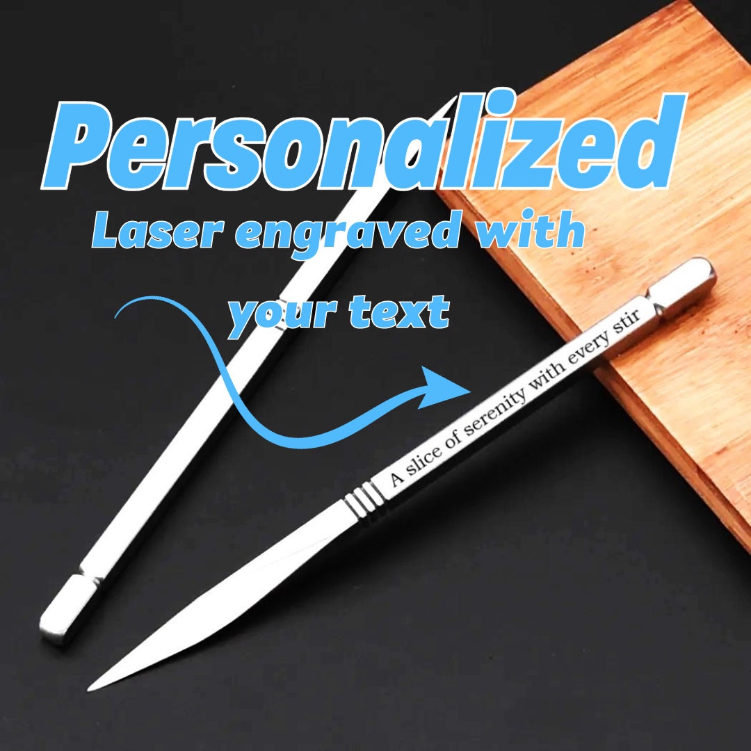 Personalized Puerh Tea Knife Custom Gift For Tea Lovers | Custom Puer Tea Needle Pick Engraved With Your Name | Customized Gonfu Tea Pick