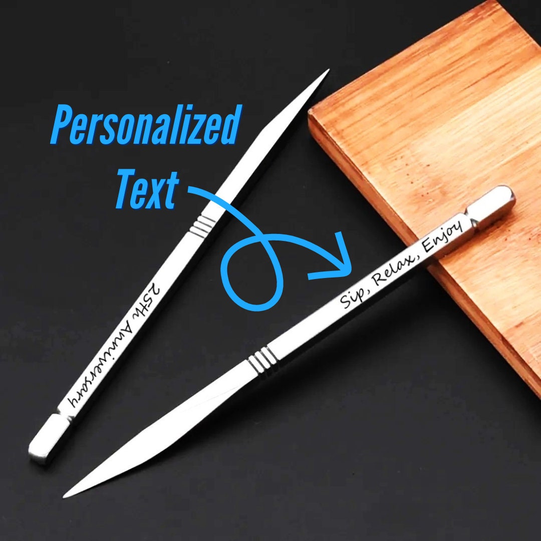 Personalized Puerh Tea Knife Custom Gift For Tea Lovers | Custom Puer Tea Needle Pick Engraved With Your Name | Customized Gonfu Tea Pick