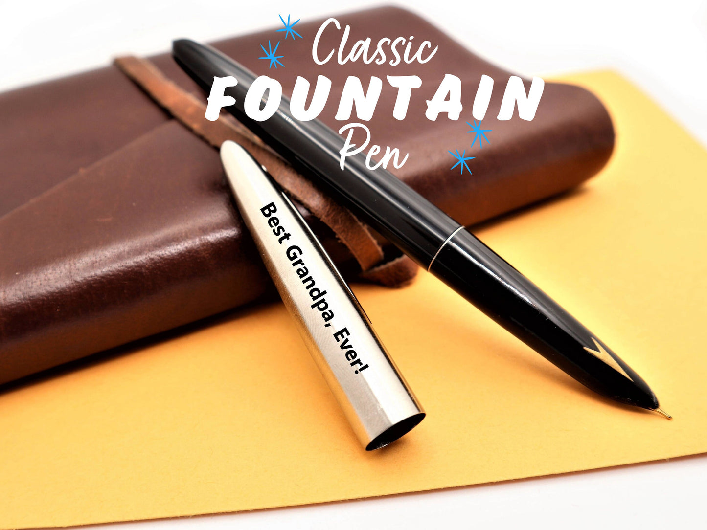 Personalized Graduation Gift Pen With Custom Message | Gift For Mothers Day | Personalized Fountain Pen For Students, Teachers and Nurses