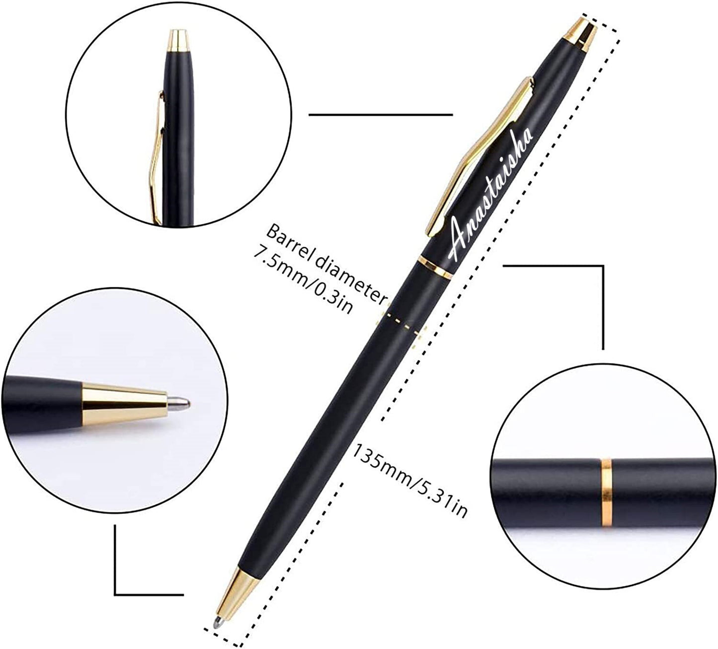 Personalized Graduation Gift Pen With Custom Message | Gift For Mothers Day | Personalized Fountain Pen For Students, Teachers and Nurses