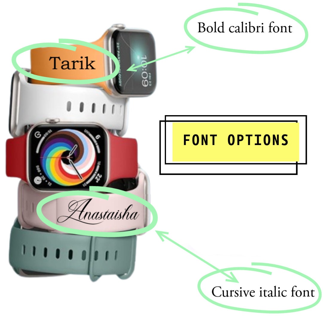 Personalized Watch Band For Special Occasions Ideal For Mothers Day, Gift For Grand Daughter, Birthday Gift and Valentine Gift For Her
