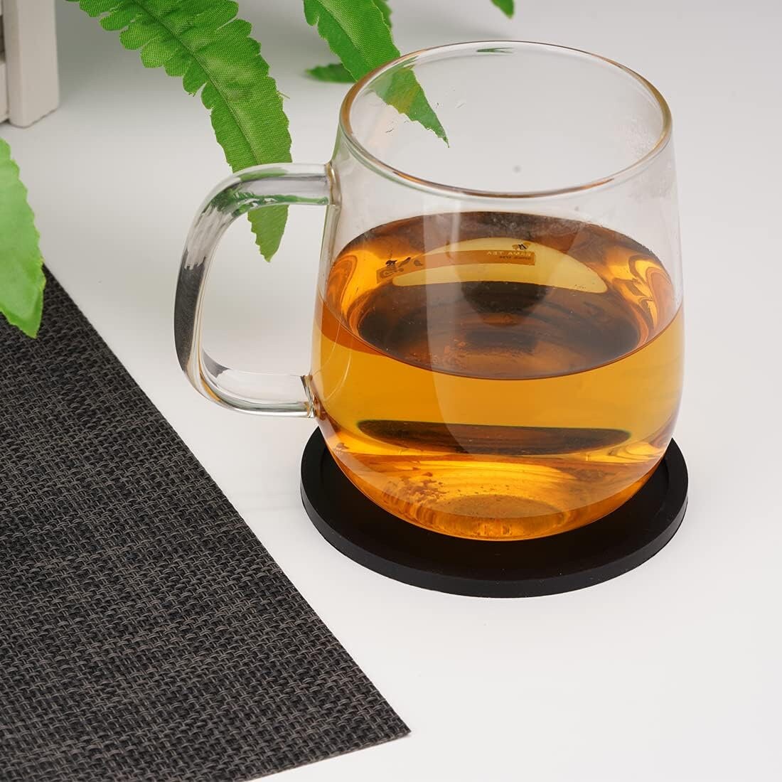 Custom Silicone Drink Coasters | Personalized Coaster Barware Gift | Engraved Gift Coasters For New Home, Housewarming, And Anniversary Gift