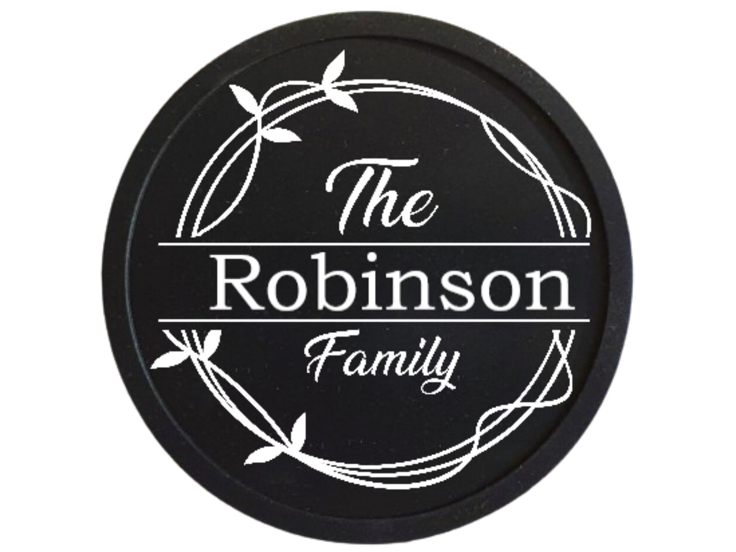 Custom Silicone Drink Coasters | Personalized Coaster Barware Gift | Engraved Gift Coasters For New Home, Housewarming, And Anniversary Gift