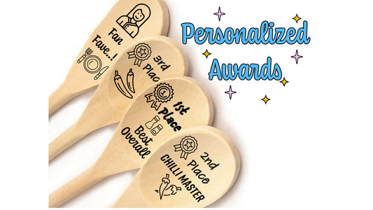 Personalized Food Trophy Award Spoon For Chili Cook Off Prizes And Food Cooking Contest, Cooking Competition Food Award Spoons, Trophy Spoon