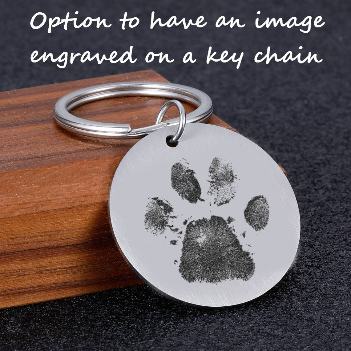 Personalized Pet Portrait Memorial Wind Chime Gift, Custom Pet Loss Sympathy Wind Chime For Dog And Cat Remembrace Memorial Garden Stone